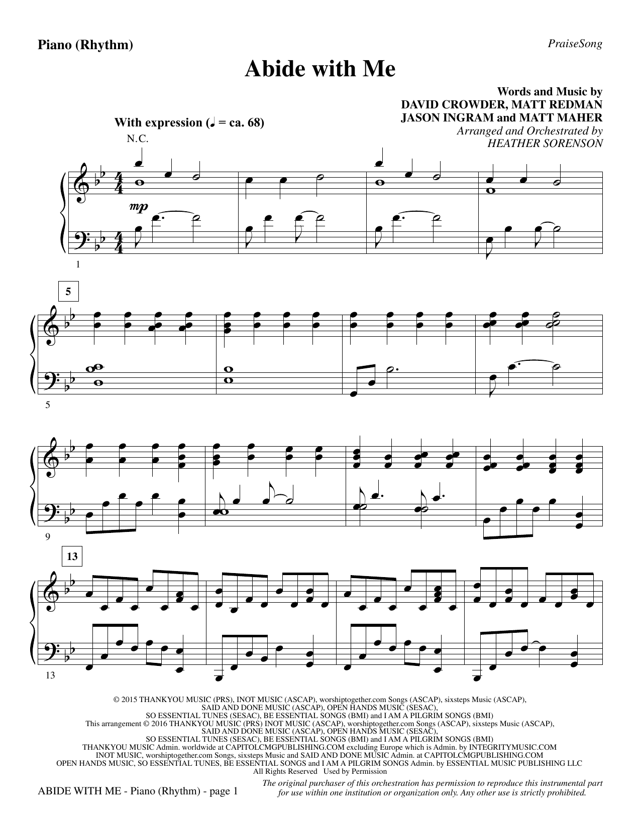 abide with me piano sheet music abide with me piano sheet music