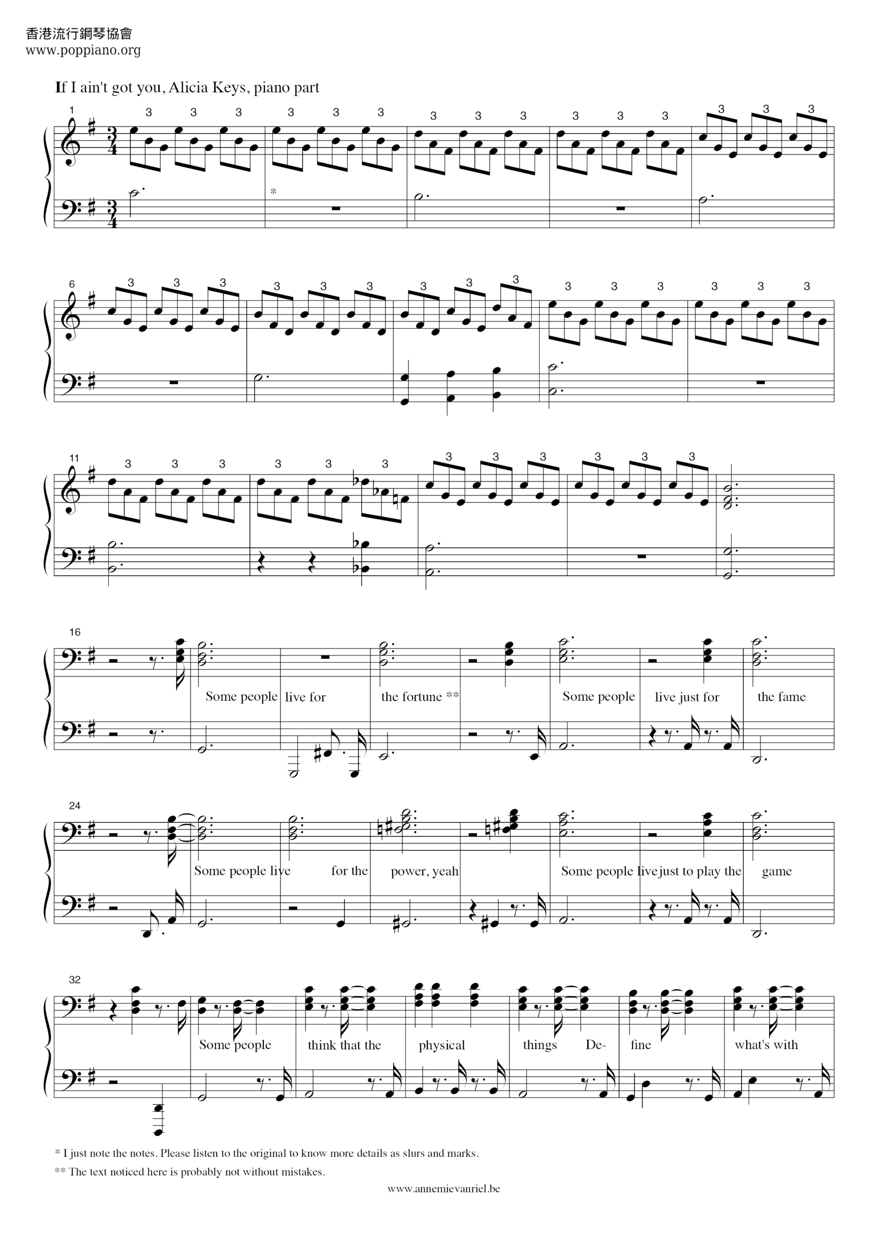  Alicia Keys Christina Aguilera If I Ain t Got You Sheet Music Pdf Free Score Download 