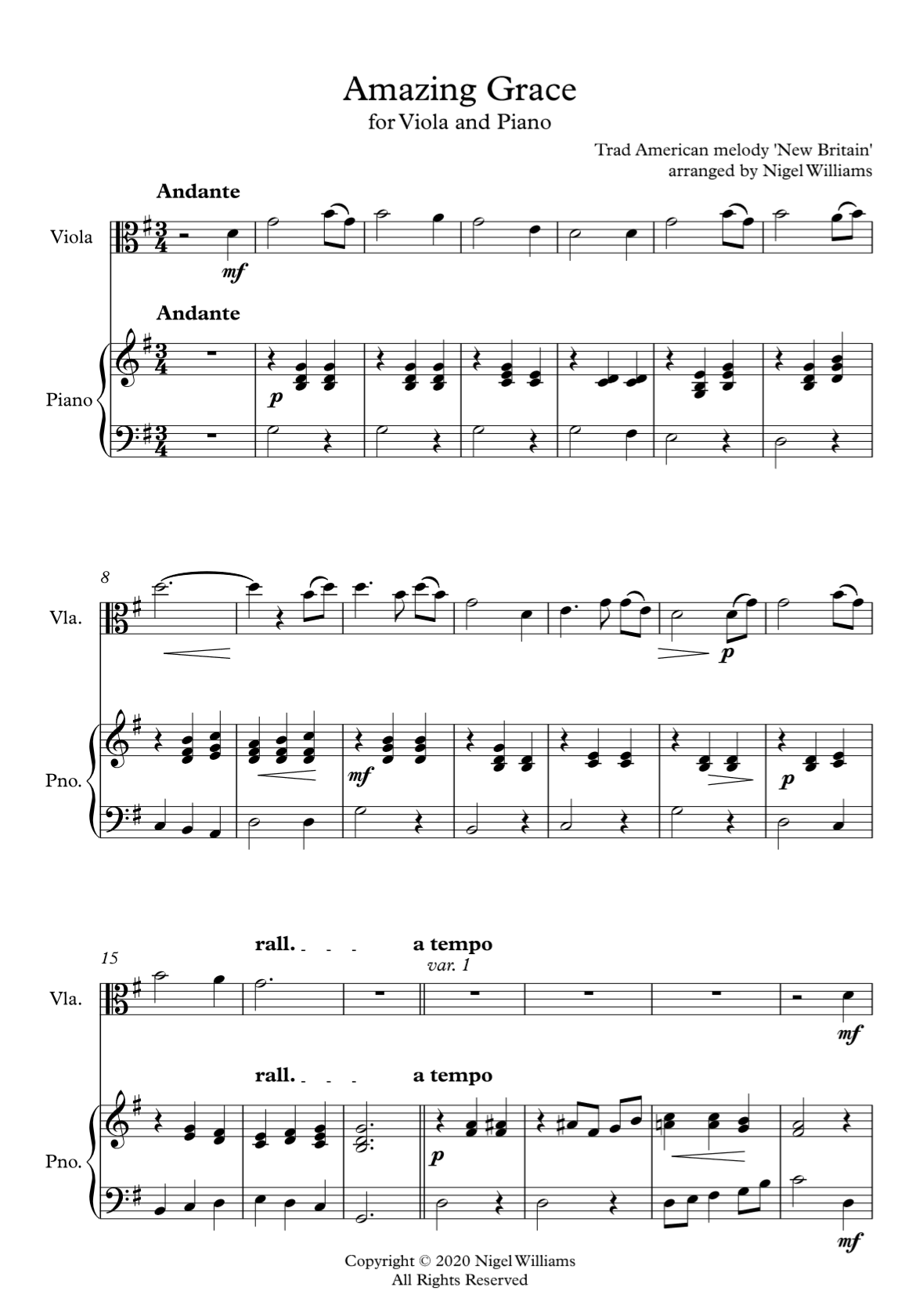 Amazing Grace For Viola And Piano Sheet Music Marketplace Amazing Grace For Viola And Piano Sheet Music Marketplace