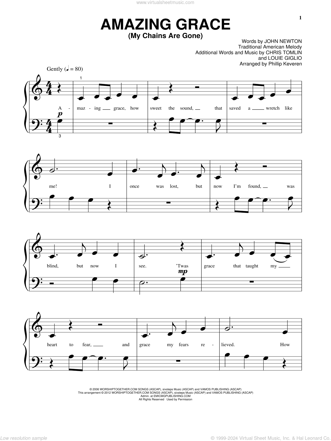 Amazing Grace My Chains Are Gone Sheet Music beginner My Chains Are Gone For Piano Solo Amazing Grace My Chains Are Gone Sheet Music beginner My Chains Are Gone For Piano Solo