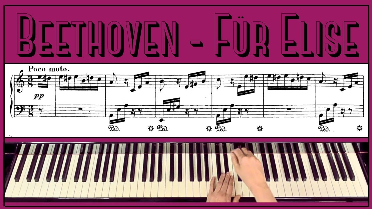beethoven piano sheet music
