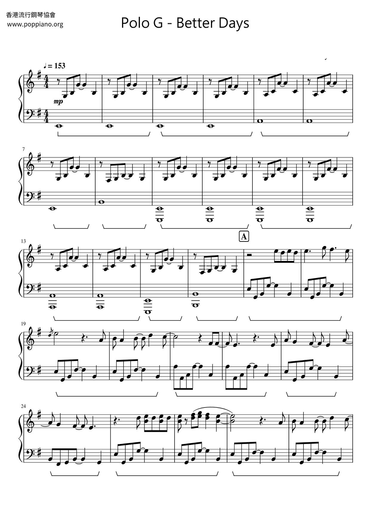 Better Days Sheet Music Piano Score Free PDF Download HK Pop Piano Academy Better Days Sheet Music Piano Score Free PDF Download HK Pop Piano Academy
