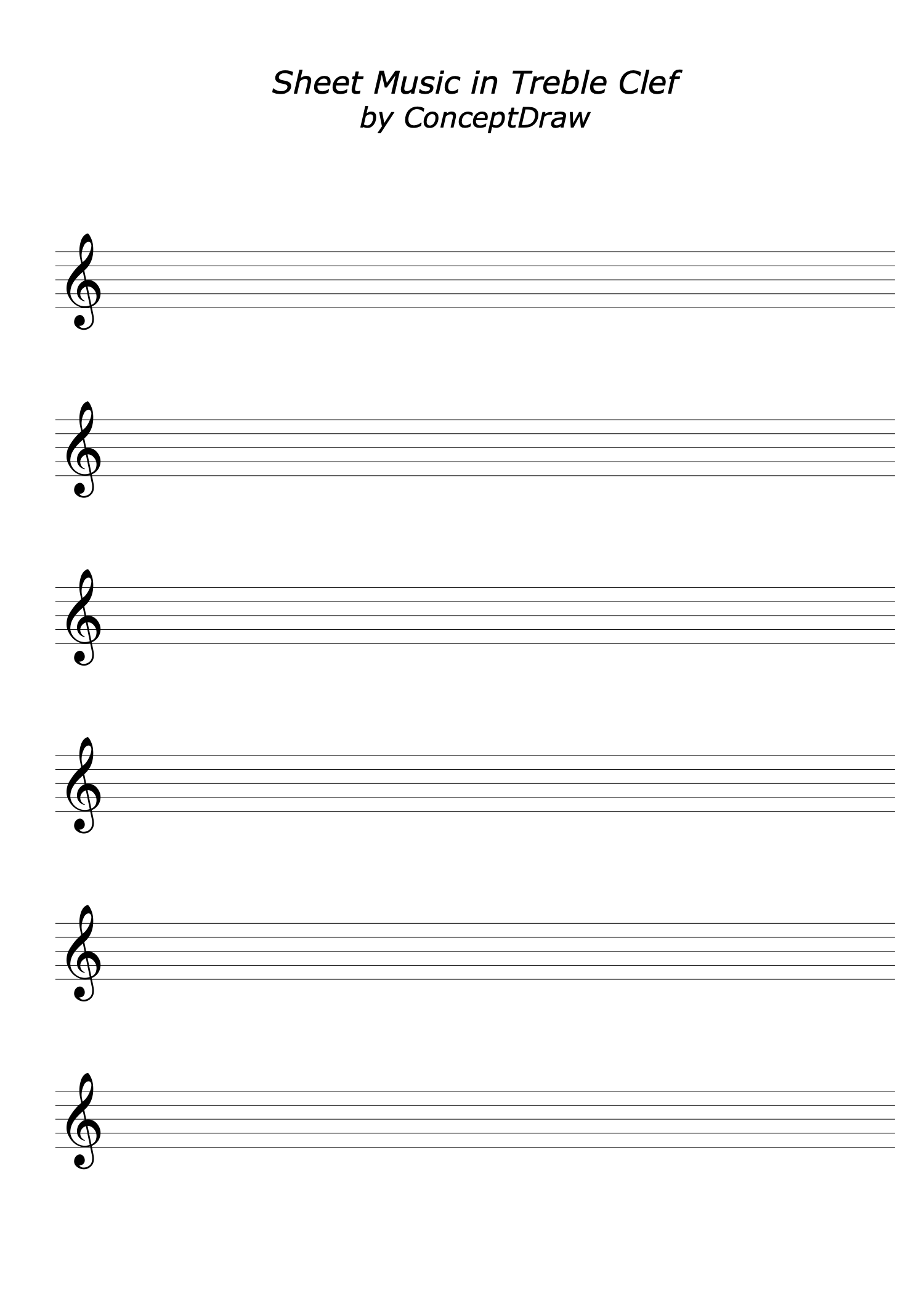 Blank Sheet Music