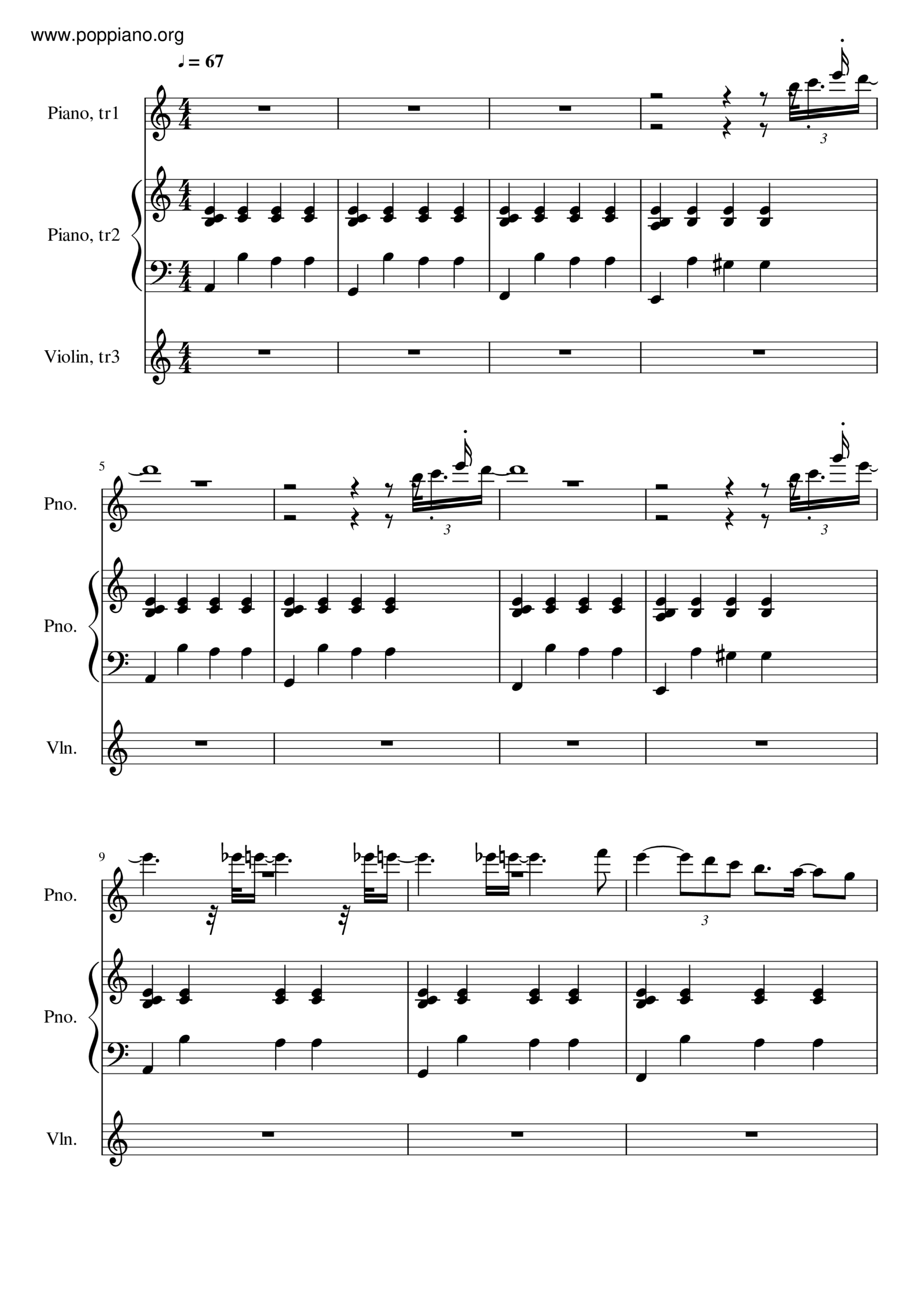  Bleach Never Meant To Belong Sheet Music Pdf Free Score Download 