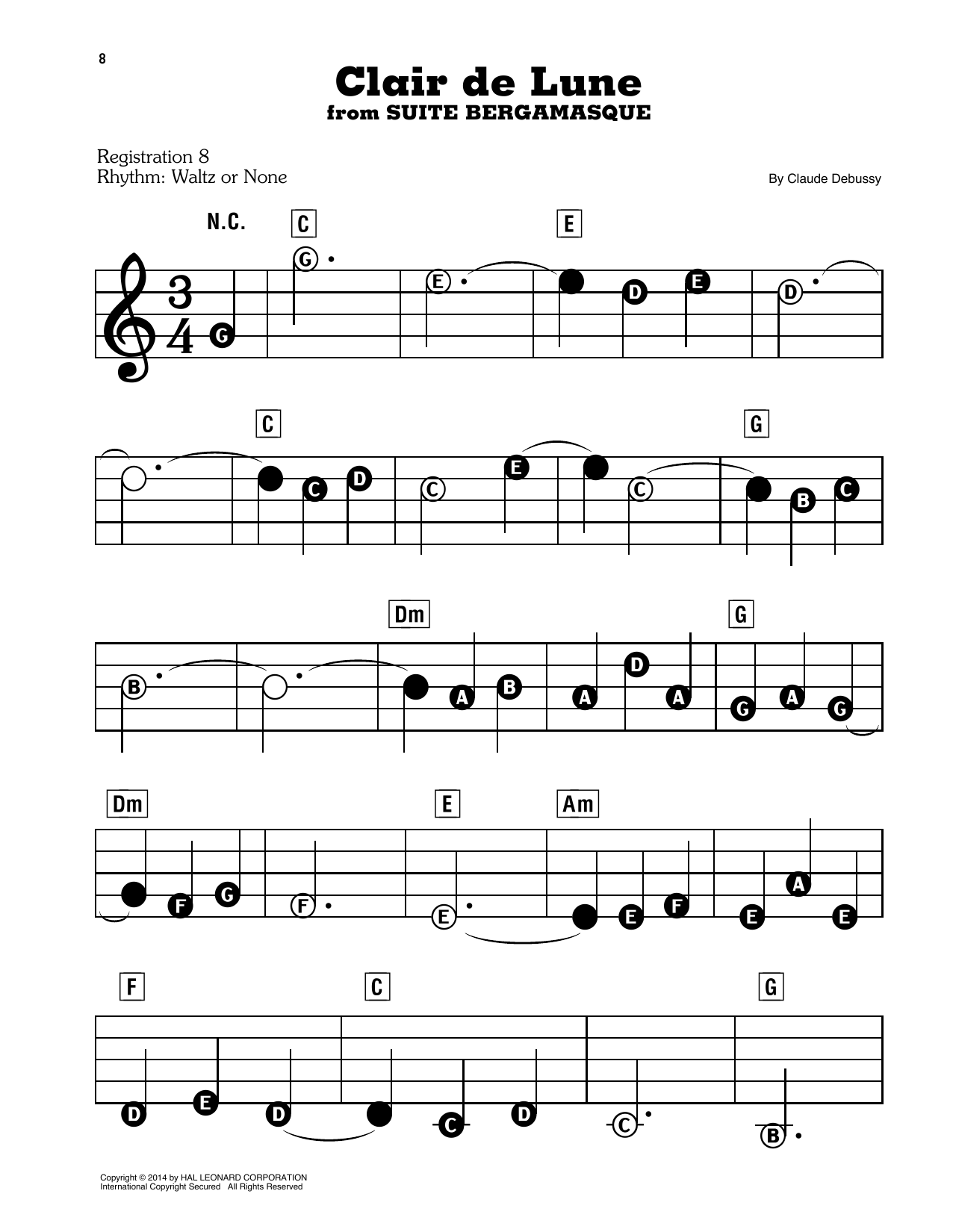 claire de lune piano sheet music claire de lune piano sheet music