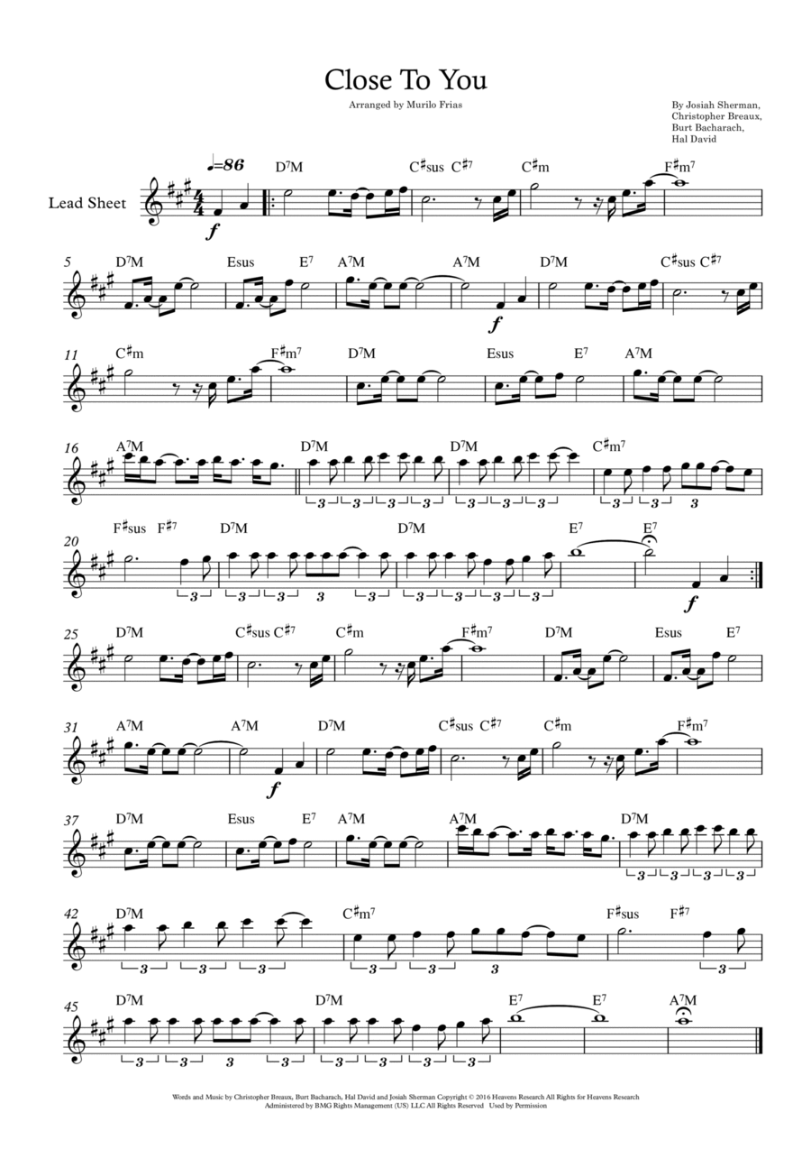 Close To You By Frank Ocean Flute Oboe Piano Digital Sheet Music Sheet Music Plus Close To You By Frank Ocean Flute Oboe Piano Digital Sheet Music Sheet Music Plus