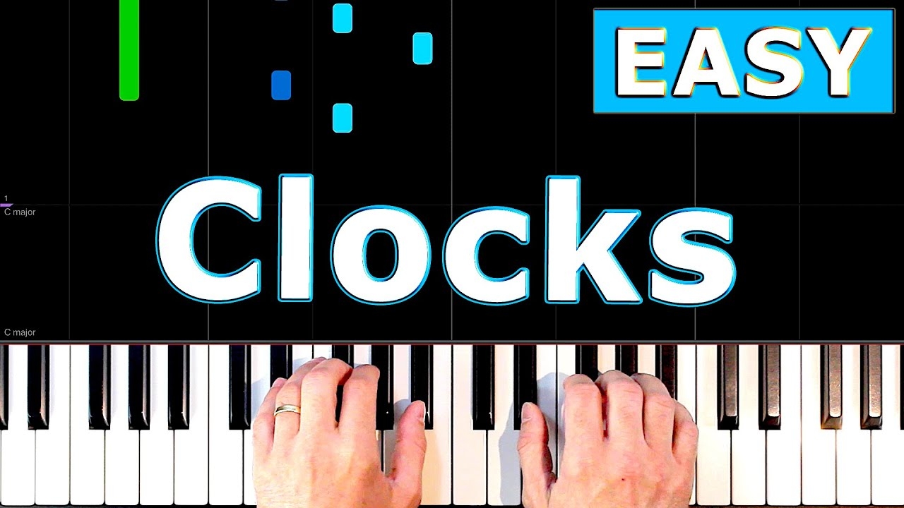 Coldplay Clocks EASY Piano Tutorial Sheet Music YouTube Coldplay Clocks EASY Piano Tutorial Sheet Music YouTube