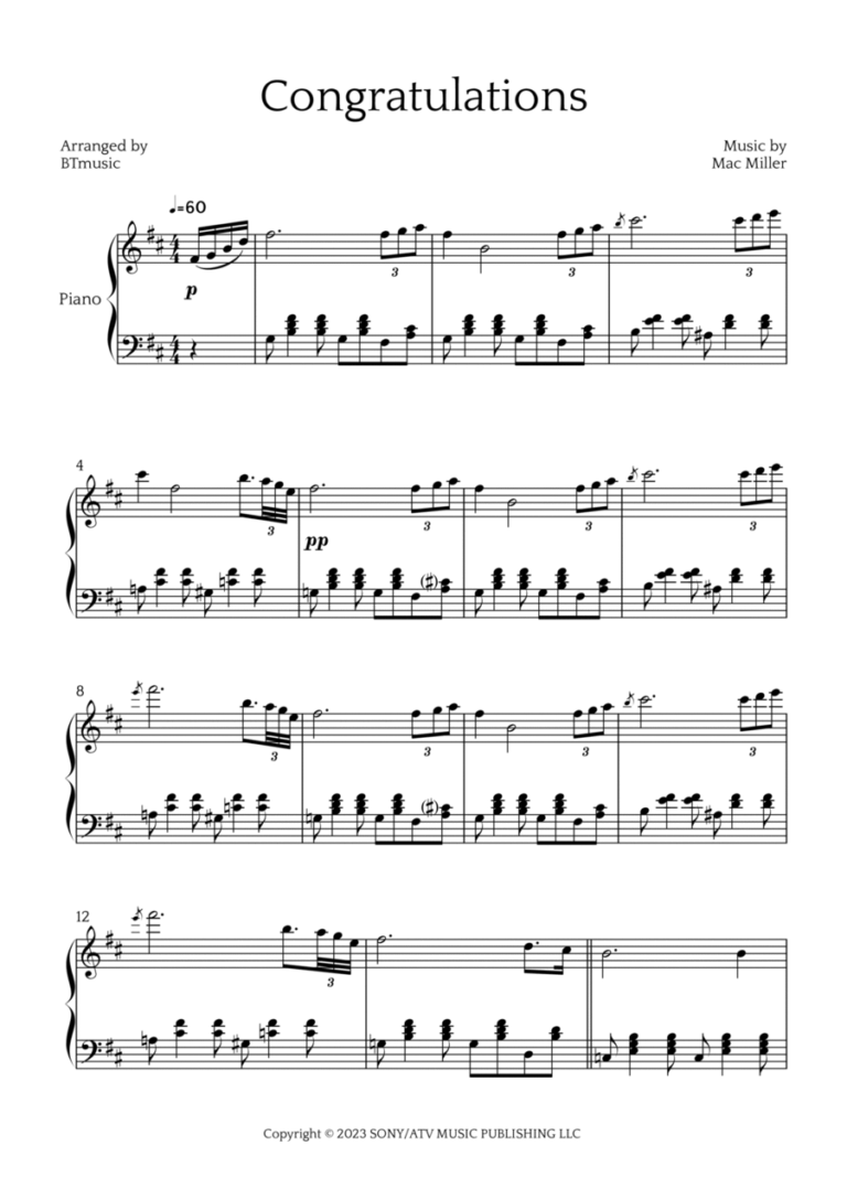 Congratulations Chamber Music Digital Sheet Music Sheet Music Plus