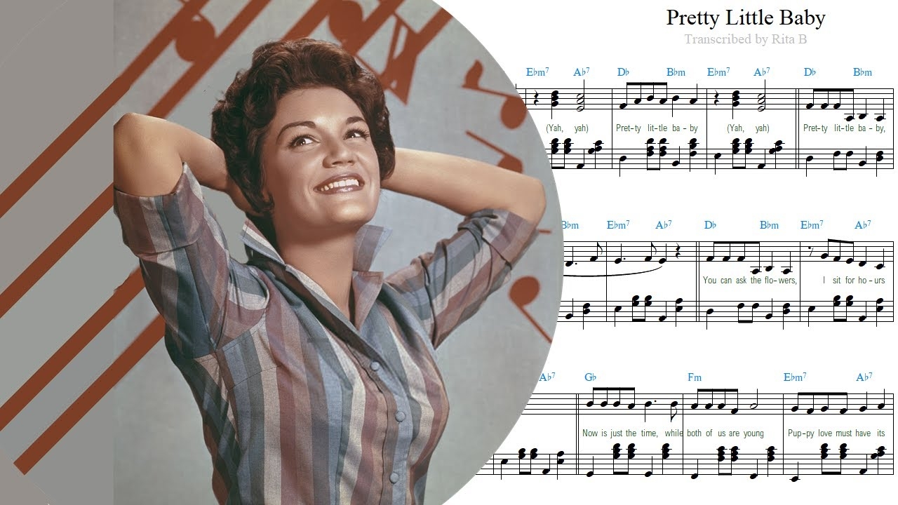 pretty little baby piano sheet music