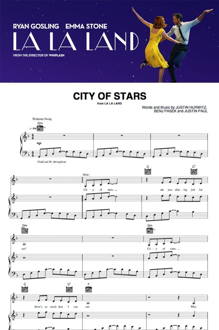 Cool Instantly Download The Sheet Music For quot City Of Stars quot From The New Hit Movie quot La La Best Quotes Love Sheet Music Music La La Land Cool Instantly Download The Sheet Music For quot City Of Stars quot From The New Hit Movie quot La La Best Quotes Love Sheet Music Music La La Land