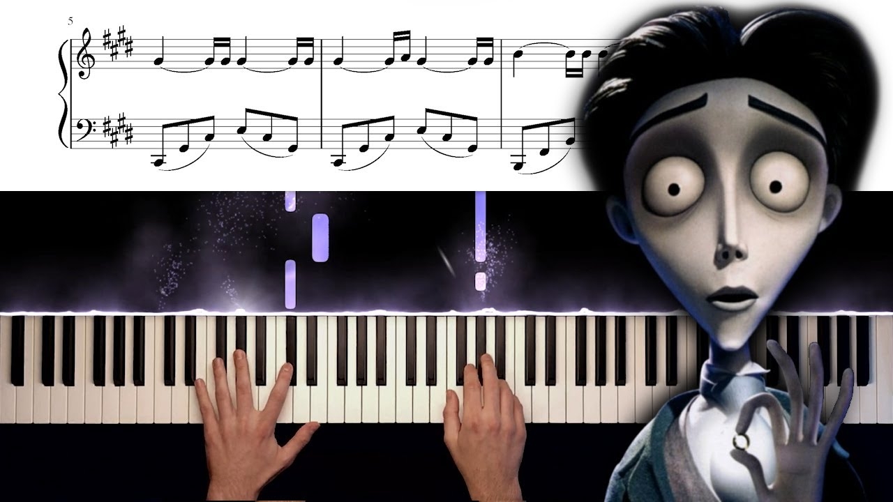Corpse Bride Victor s Piano Solo Piano Sheet Music YouTube