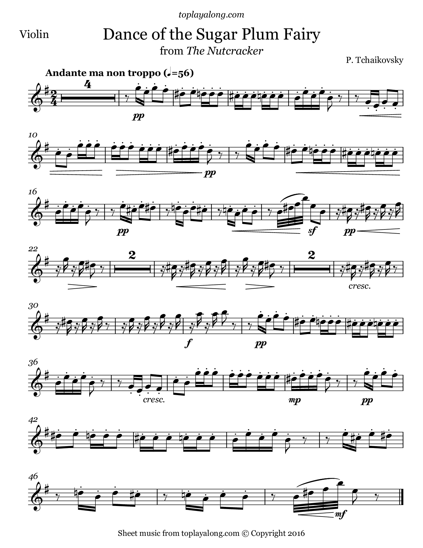 Dance Of The Sugar Plum Fairy Toplayalong Dance Of The Sugar Plum Fairy Toplayalong