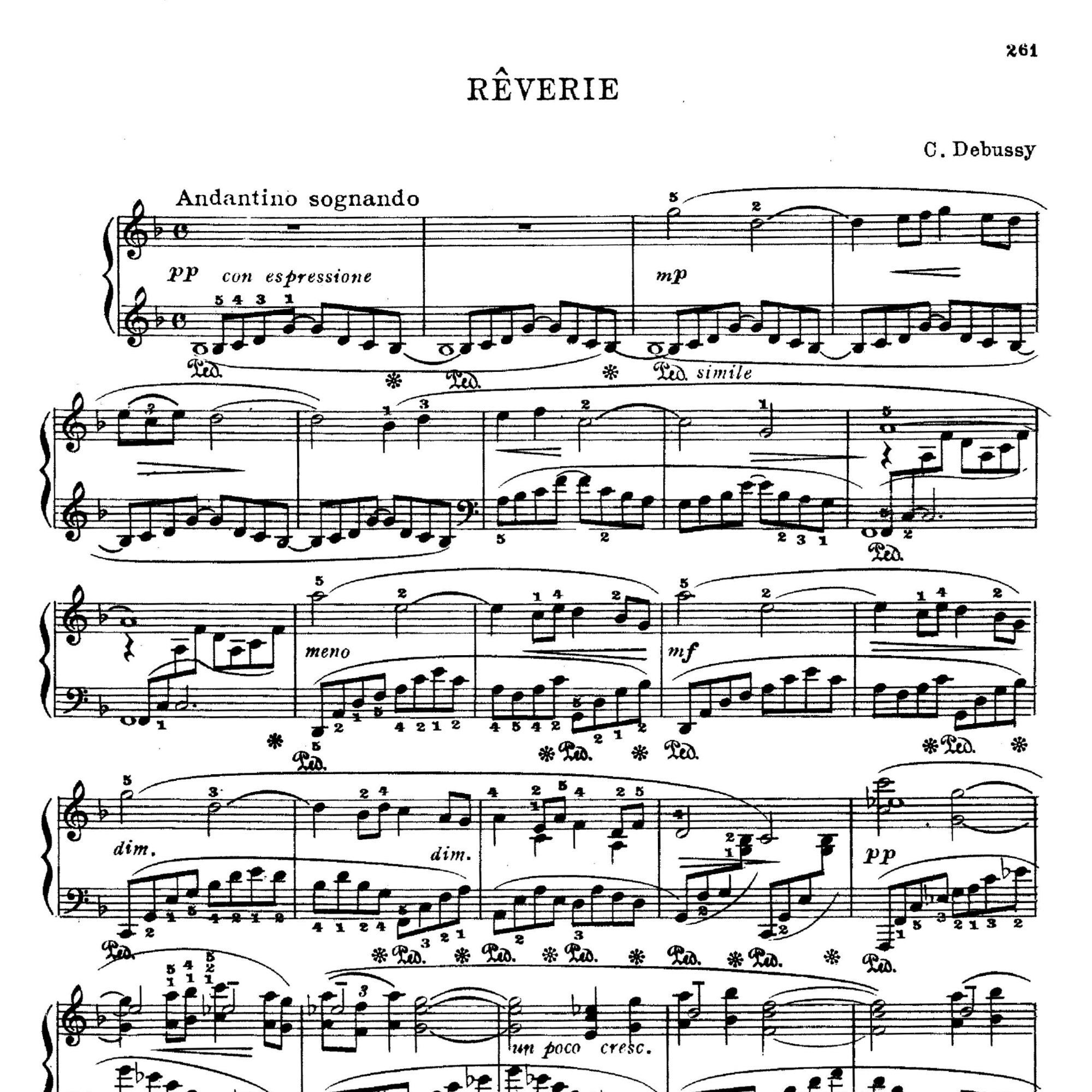 Debussy R verie L 68 Claude Debussy Reverie Solo Piano Sheet Music Printable PDF 3 Pages Download Etsy Debussy R verie L 68 Claude Debussy Reverie Solo Piano Sheet Music Printable PDF 3 Pages Download Etsy