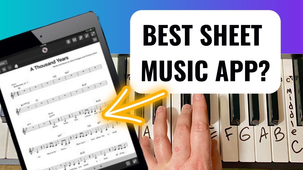 best piano sheet music app
