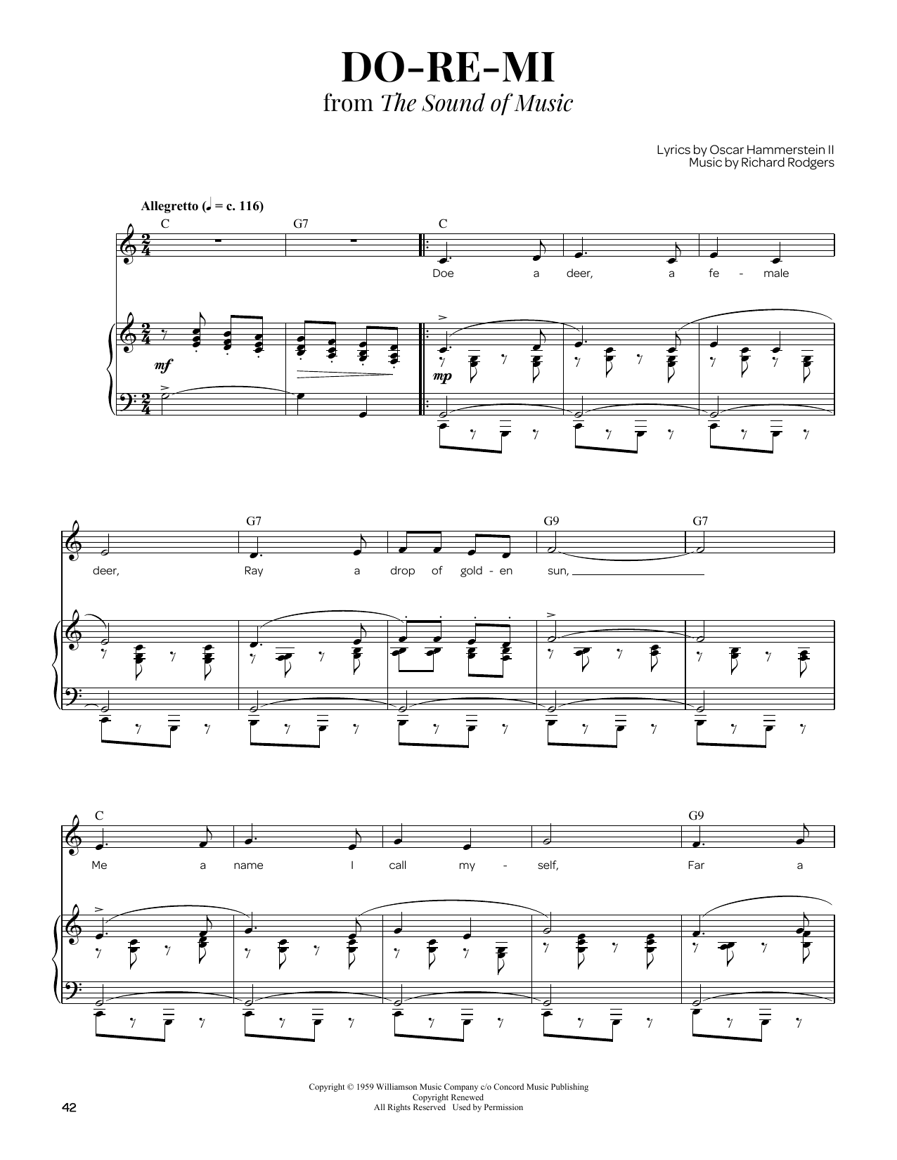 Do Re Mi from The Sound Of Music By Rodgers Hammerstein Sheet Music For Piano Vocal At Sheet Music Direct Do Re Mi from The Sound Of Music By Rodgers Hammerstein Sheet Music For Piano Vocal At Sheet Music Direct