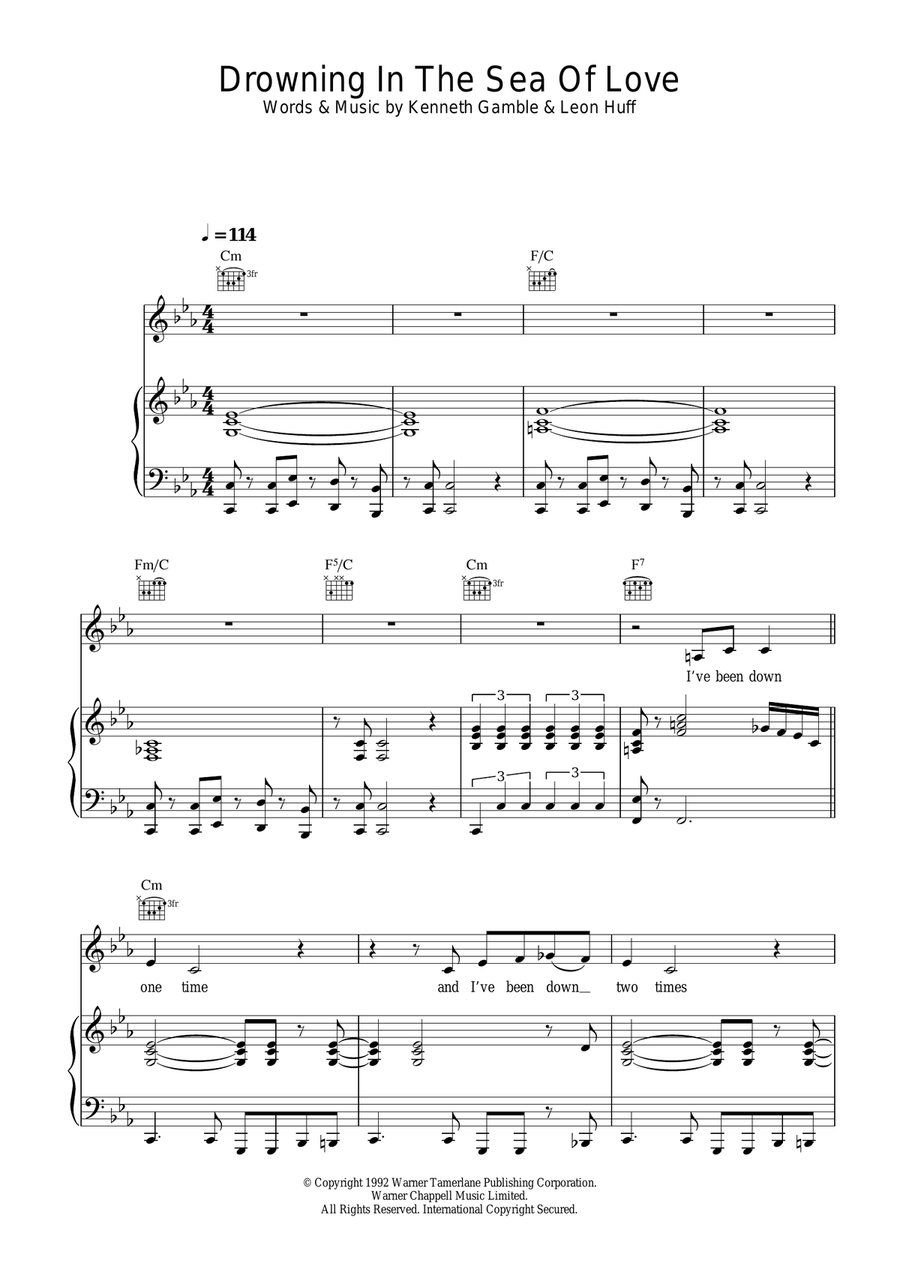 Drowning In The Sea Of Love By Eva Cassidy Acoustic Guitar Piano Voice Digital Sheet Music Sheet Music Plus Drowning In The Sea Of Love By Eva Cassidy Acoustic Guitar Piano Voice Digital Sheet Music Sheet Music Plus