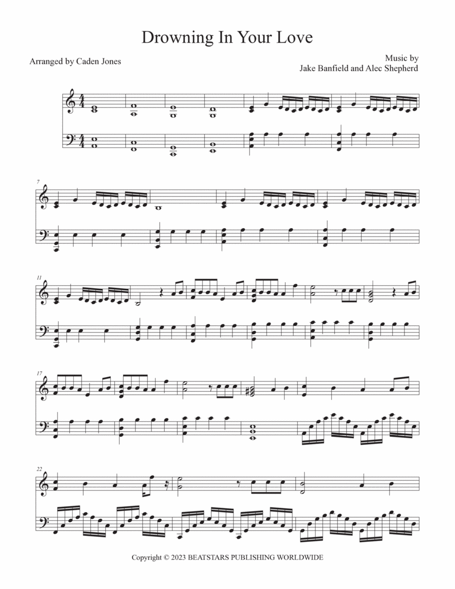 Drowning In Your Love Piano Solo Digital Sheet Music Sheet Music Plus Drowning In Your Love Piano Solo Digital Sheet Music Sheet Music Plus