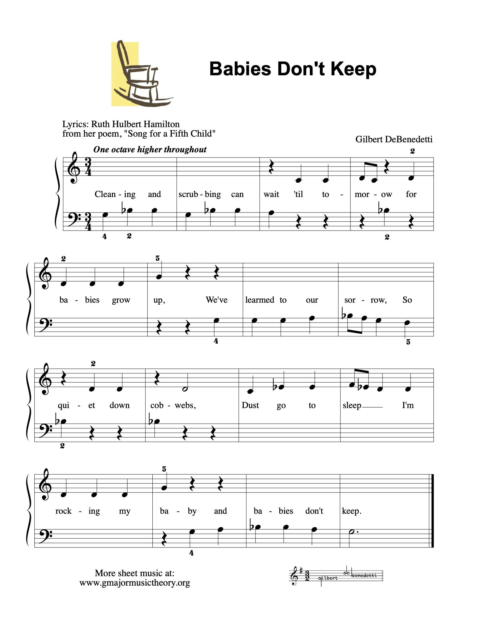 Free Piano Music Level One