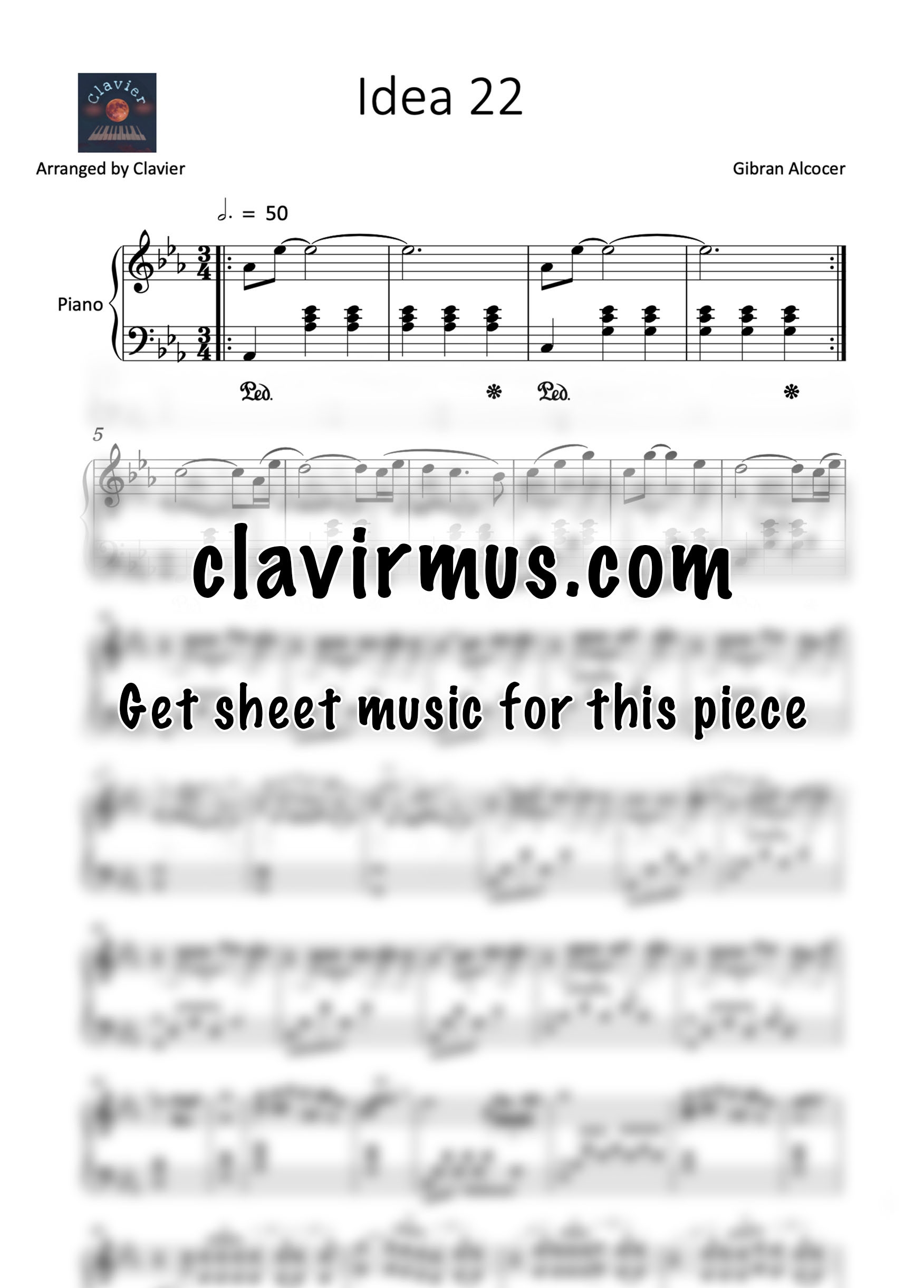 idea 22 piano sheet music