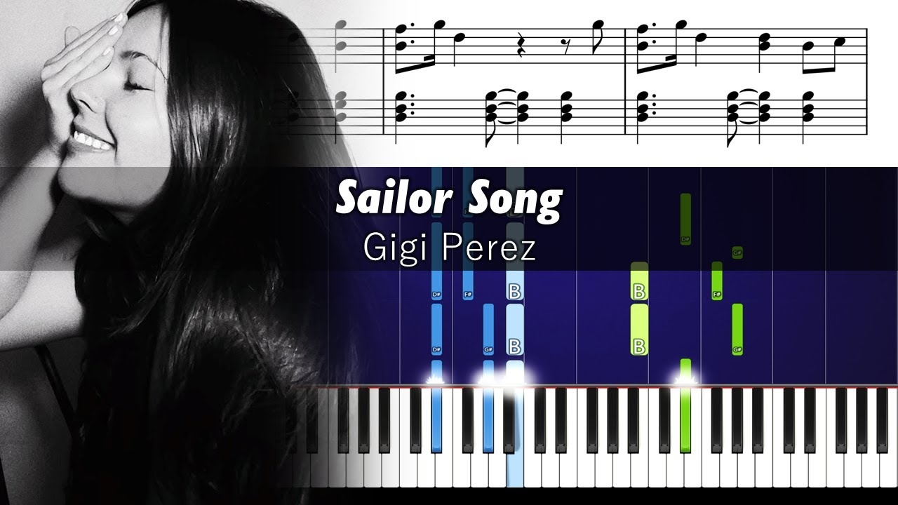 Gigi Perez Sailor Song Piano Tutorial With Sheet Music YouTube Gigi Perez Sailor Song Piano Tutorial With Sheet Music YouTube