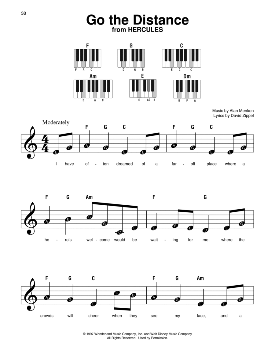 Go The Distance from Hercules By Michael Bolton Easy Piano Digital Sheet Music Sheet Music Plus Go The Distance from Hercules By Michael Bolton Easy Piano Digital Sheet Music Sheet Music Plus
