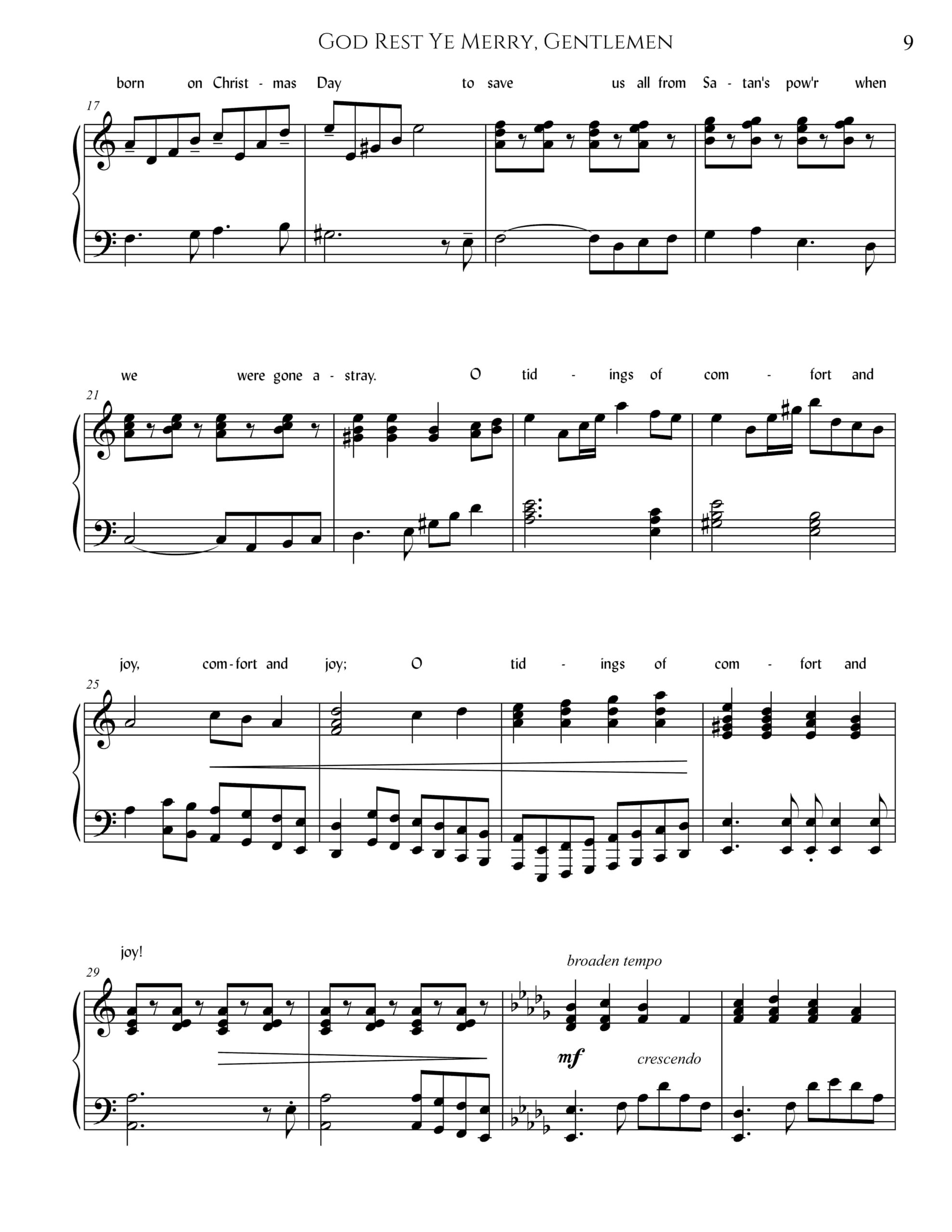 God Rest Ye Merry Gentlemen Piano Solo Forever Be Sure God Rest Ye Merry Gentlemen Piano Solo Forever Be Sure