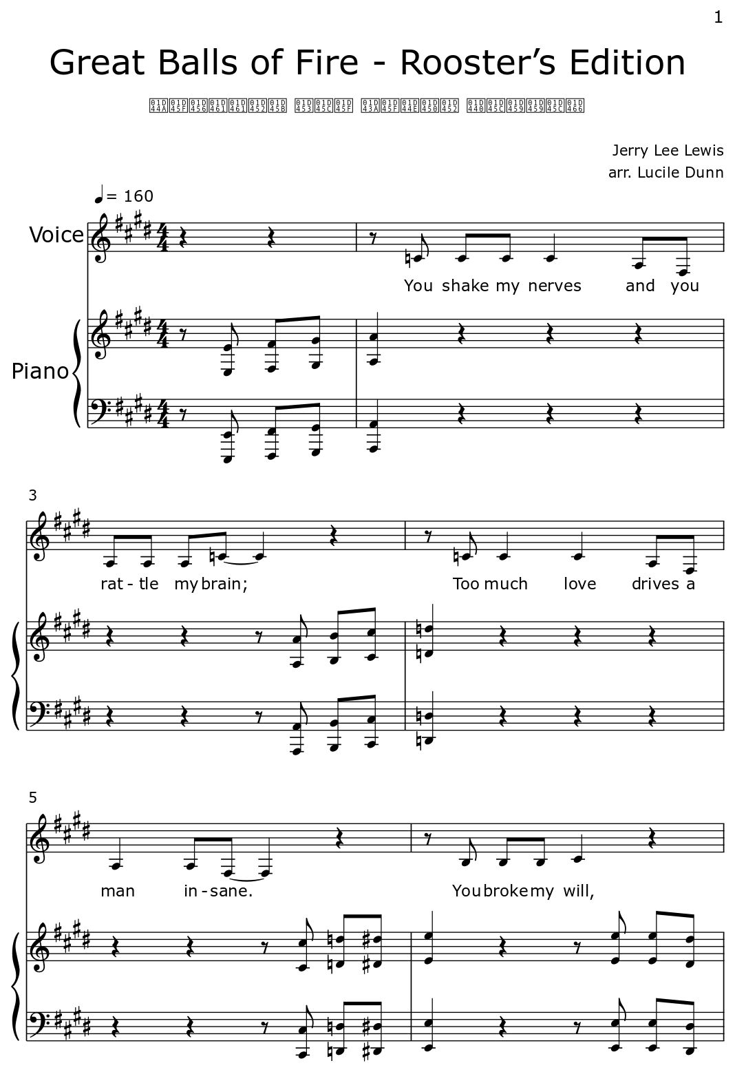 Great Balls Of Fire Rooster s Edition Flat