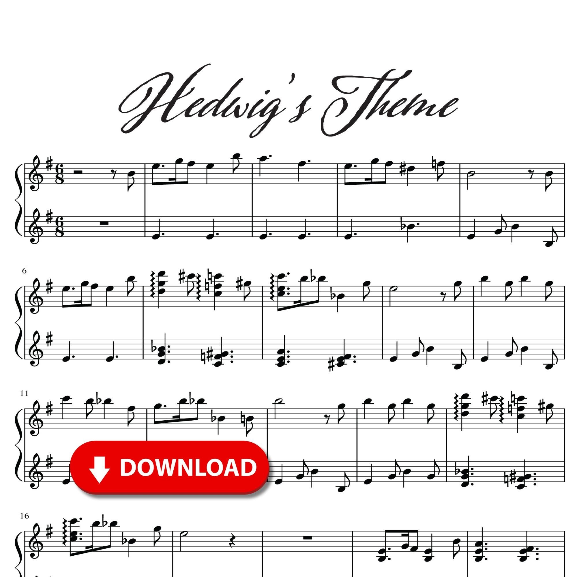 Hedwig s Theme Piano Sheet Music Printable PDF Easy To Intermediate Solo Movie Soundtrack Digital Download Etsy Hedwig s Theme Piano Sheet Music Printable PDF Easy To Intermediate Solo Movie Soundtrack Digital Download Etsy