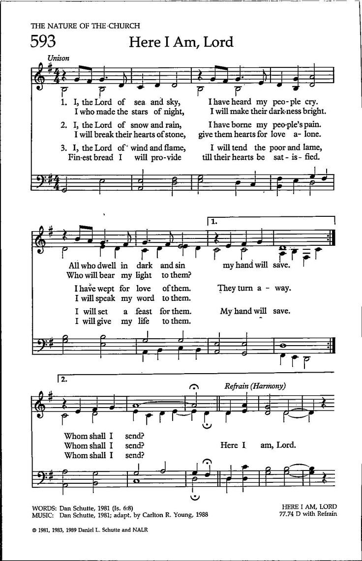 Here I Am Lord Digital Hymn Sheet Music Key Of G Intermediate Piano Vocal Here I Am Lord Digital Hymn Sheet Music Key Of G Intermediate Piano Vocal