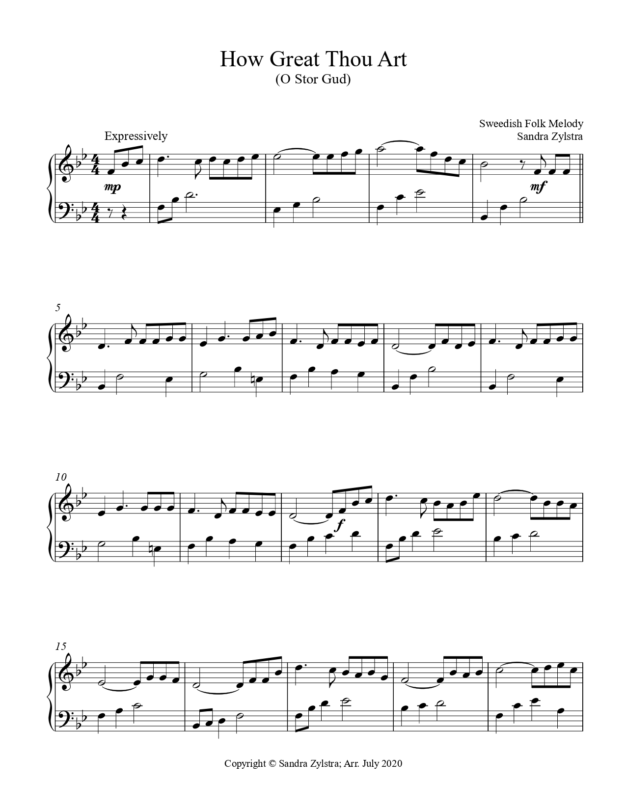 How Great Thou Art Early Intermediate Piano Solo Sheet Music Marketplace How Great Thou Art Early Intermediate Piano Solo Sheet Music Marketplace