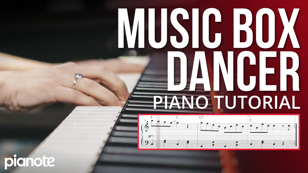 simplifies music box dancer piano sheet music