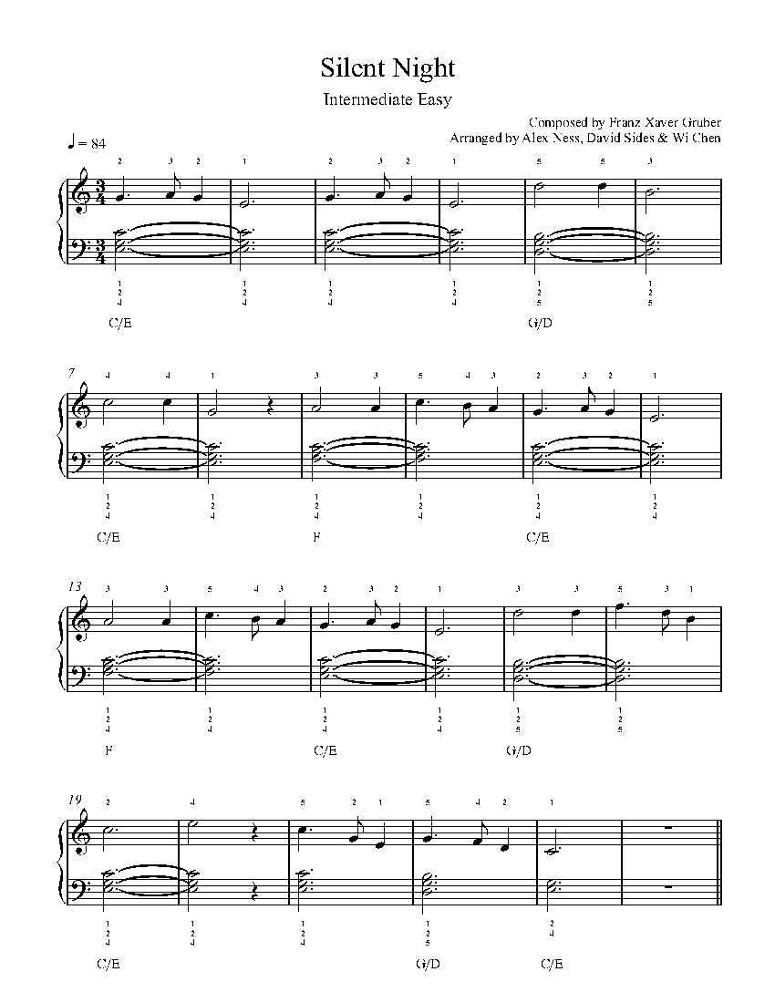 How To Play Silent Night By Traditional On Piano Intermediate Video Tutorial How To Play Silent Night By Traditional On Piano Intermediate Video Tutorial