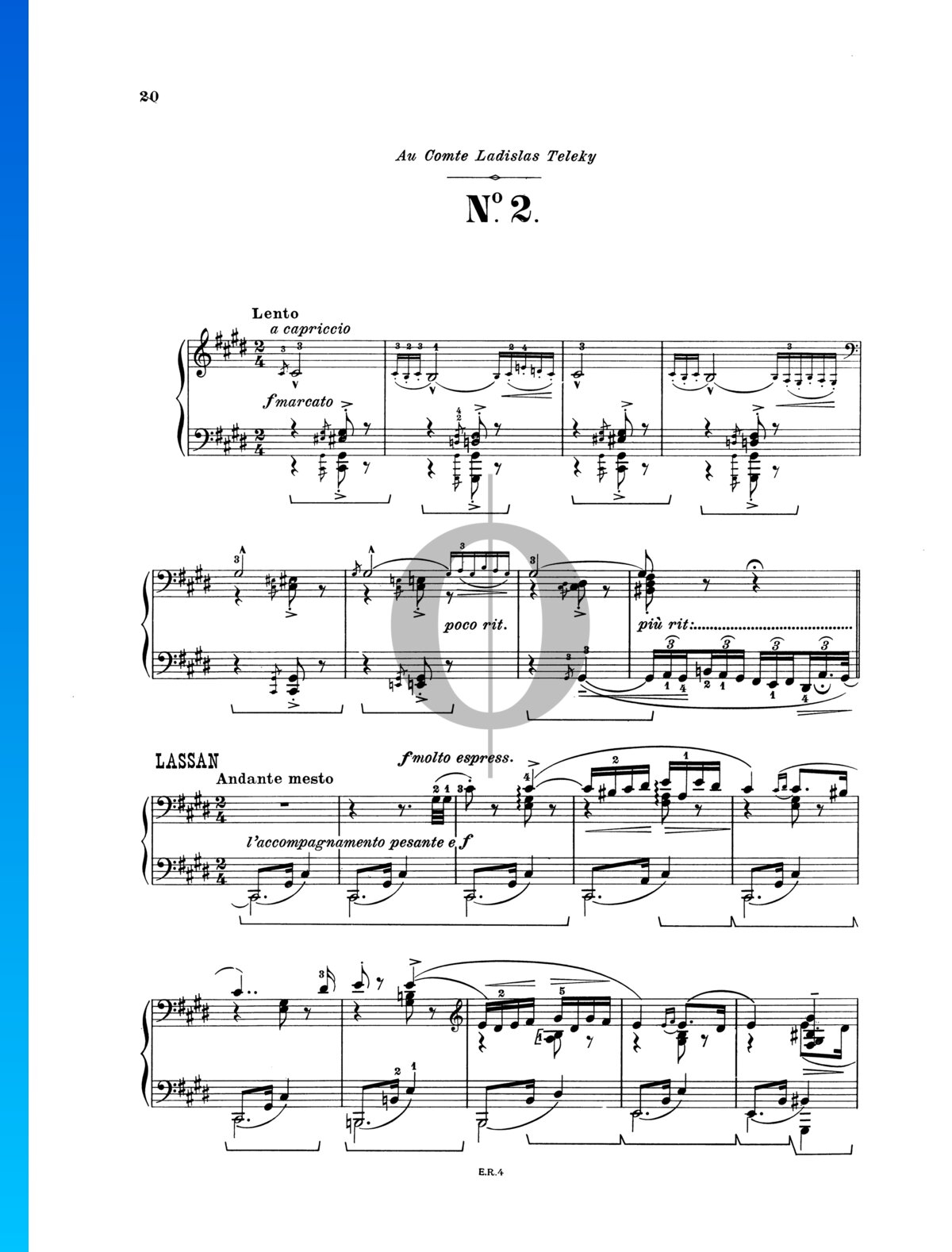 Hungarian Rhapsody No 2 S 244 2 Franz Liszt Piano Sheet Music OKTAV Hungarian Rhapsody No 2 S 244 2 Franz Liszt Piano Sheet Music OKTAV
