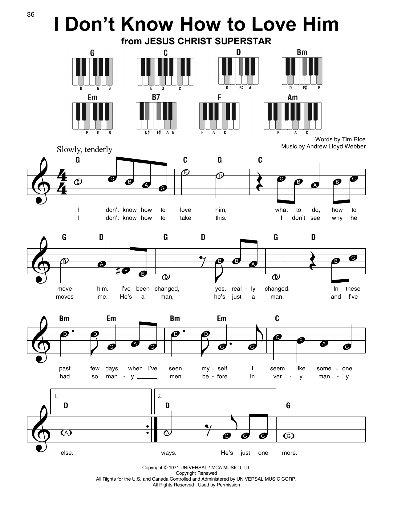 like him piano sheet music