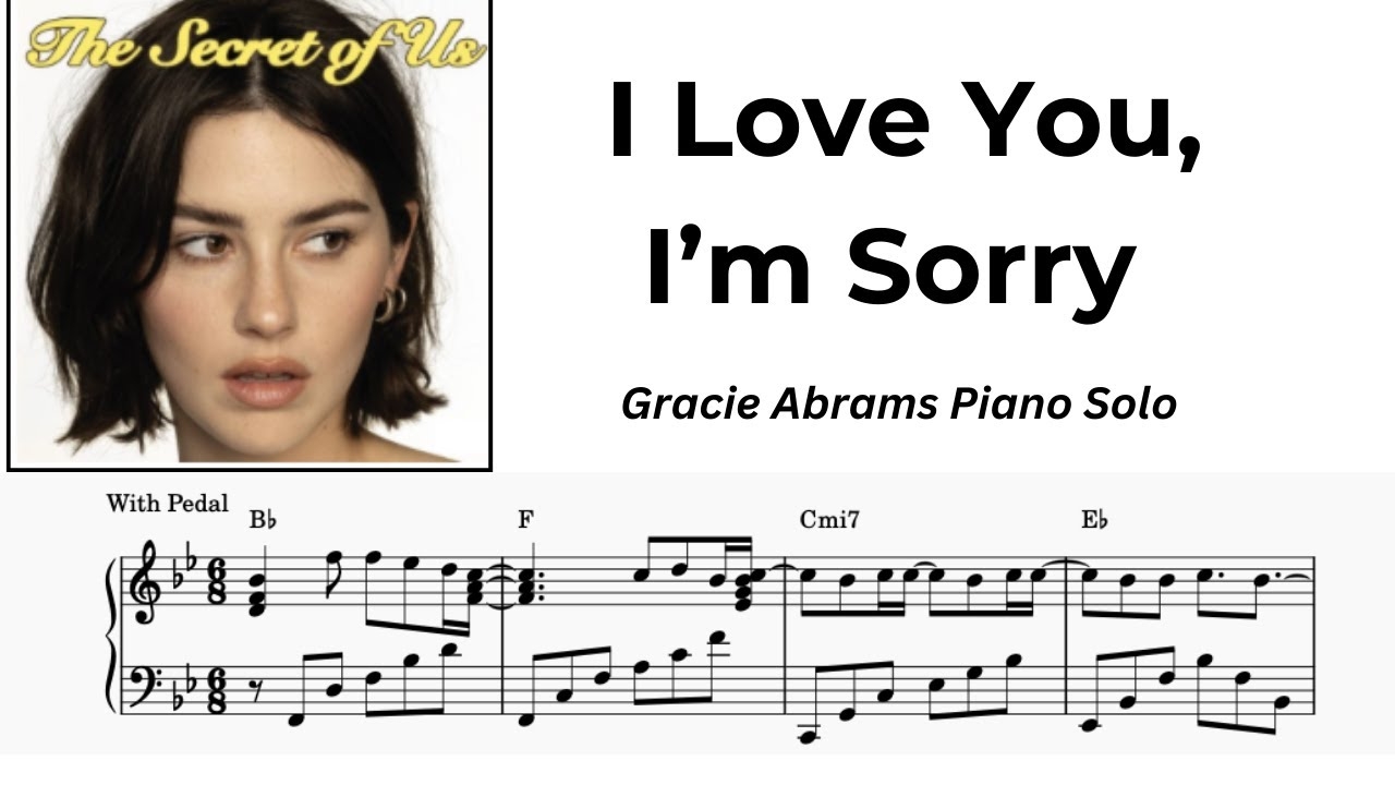 i love you im sorry piano sheet music