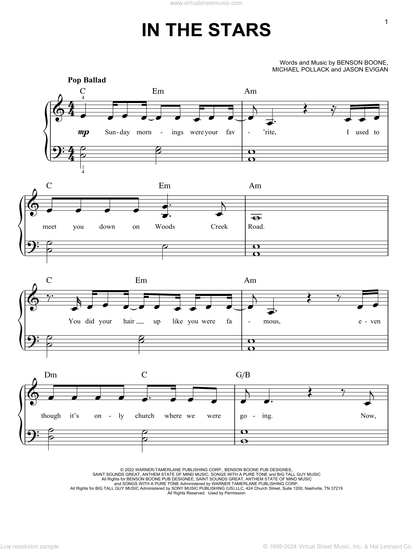 In The Stars Sheet Music For Piano Solo PDF interactive In The Stars Sheet Music For Piano Solo PDF interactive