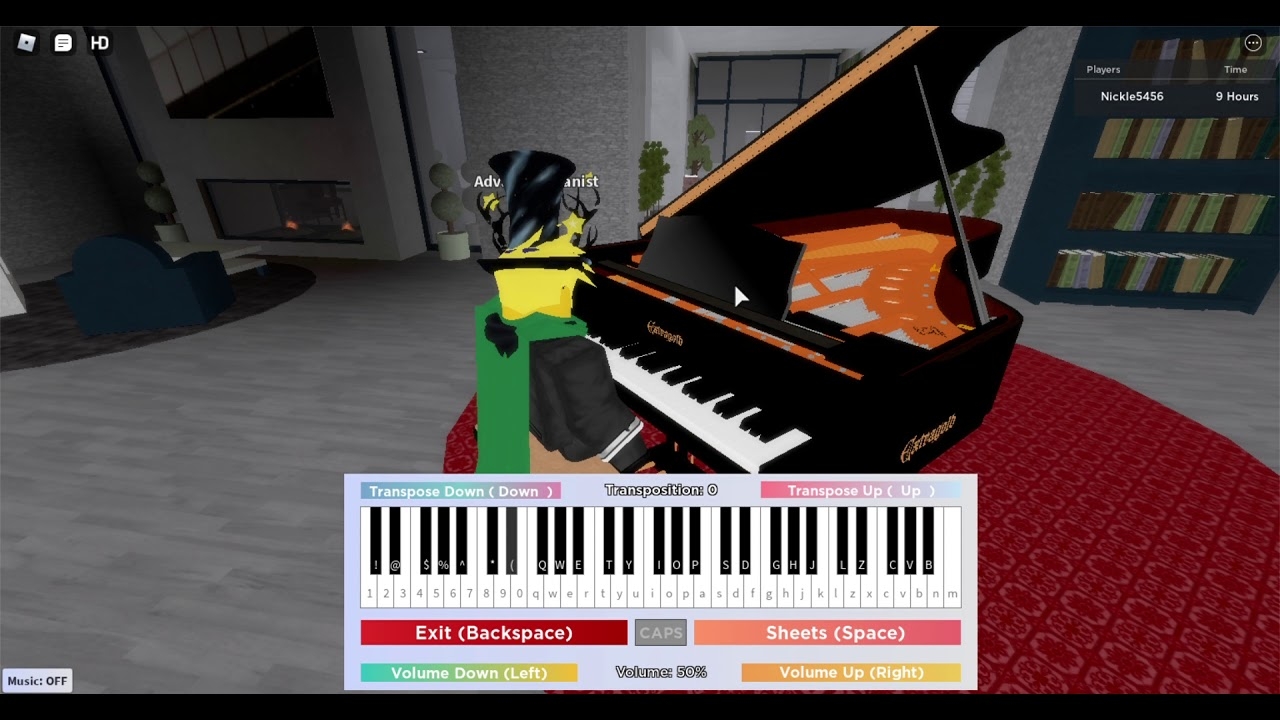 Keyboard And Piano Roblox Piano Sheets