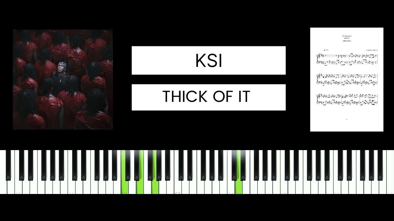 thick of it piano sheet music