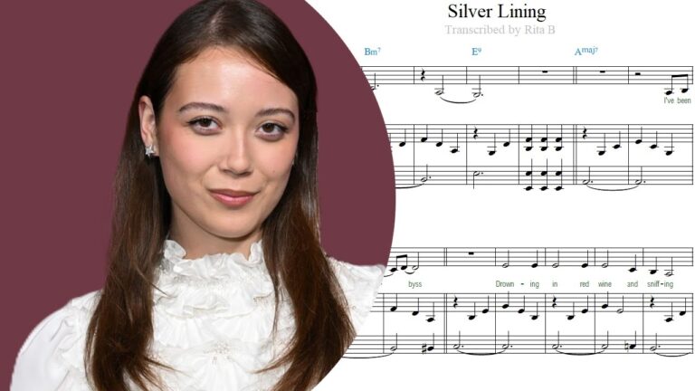 Laufey Silver Lining Piano Sheet Music YouTube