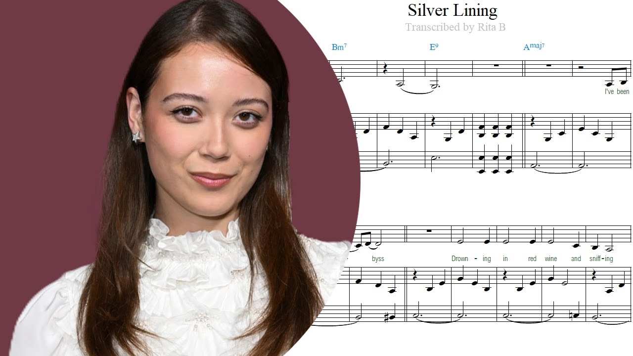 Laufey Silver Lining Piano Sheet Music YouTube