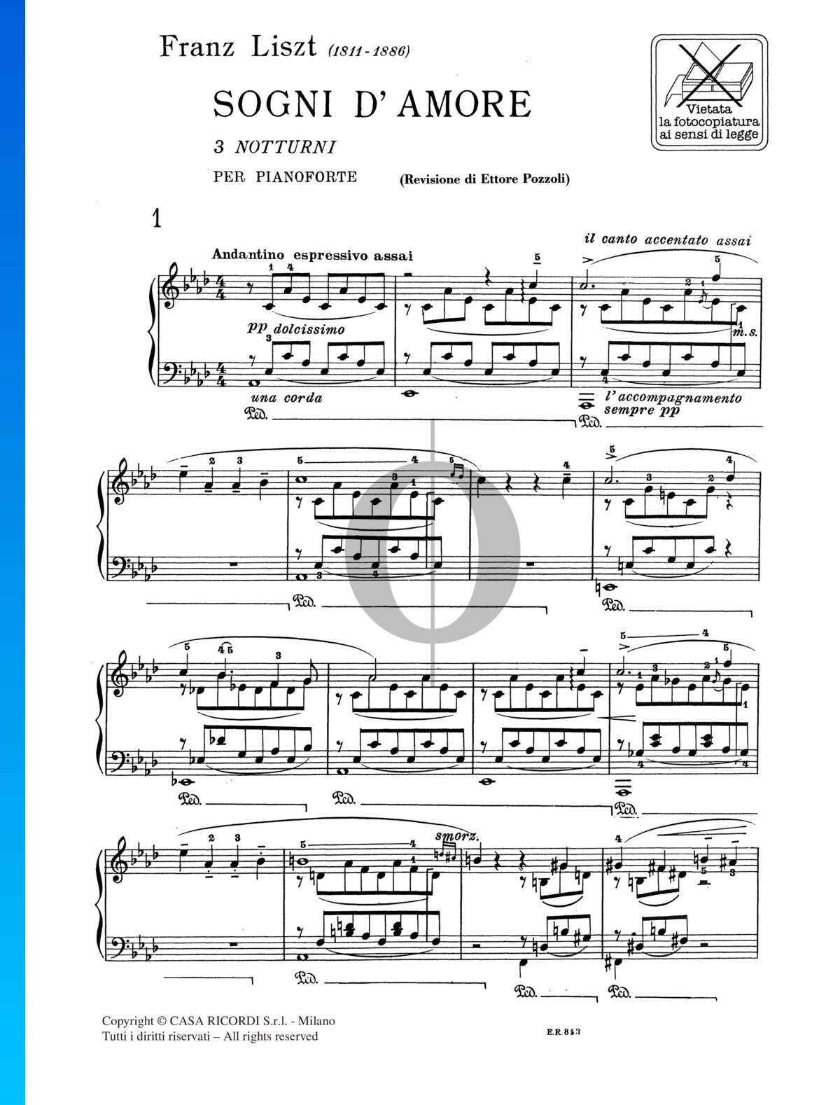 liebestraum piano sheet music