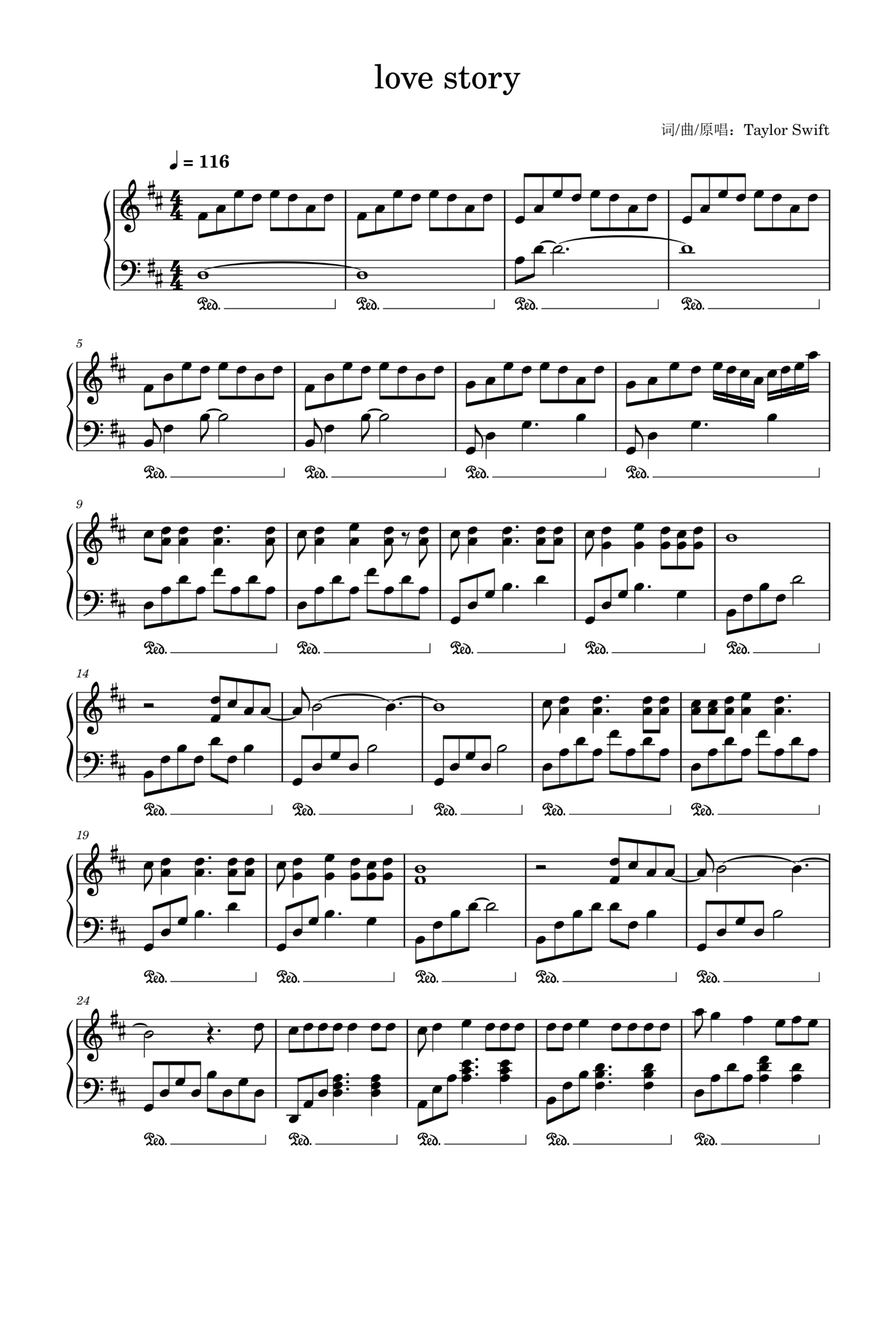 Love Story arr Taylor Swift By Taylor Swift Sheet Music For Piano Solo At Sheet Music Direct Love Story arr Taylor Swift By Taylor Swift Sheet Music For Piano Solo At Sheet Music Direct