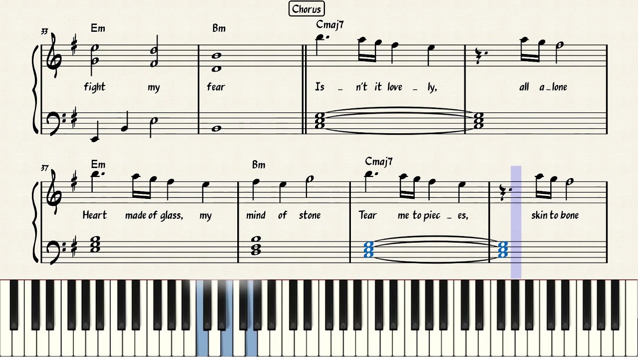 Lovely Billie Eilish Khalid Piano Sheet Music YouTube