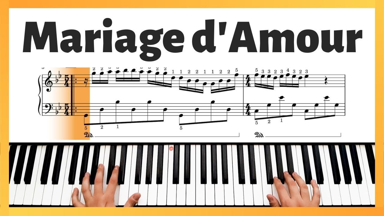 Mariage D Amour Paul De Senneville Piano Tutorial YouTube
