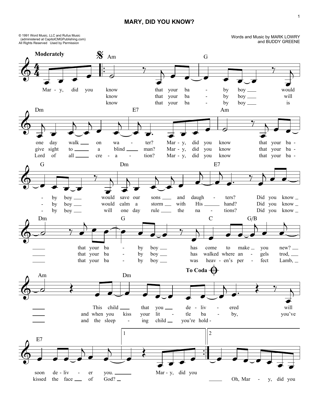 Mary Did You Know By Mark Lowry Sheet Music For Easy Lead Sheet Fake Book At Sheet Music Direct Mary Did You Know By Mark Lowry Sheet Music For Easy Lead Sheet Fake Book At Sheet Music Direct