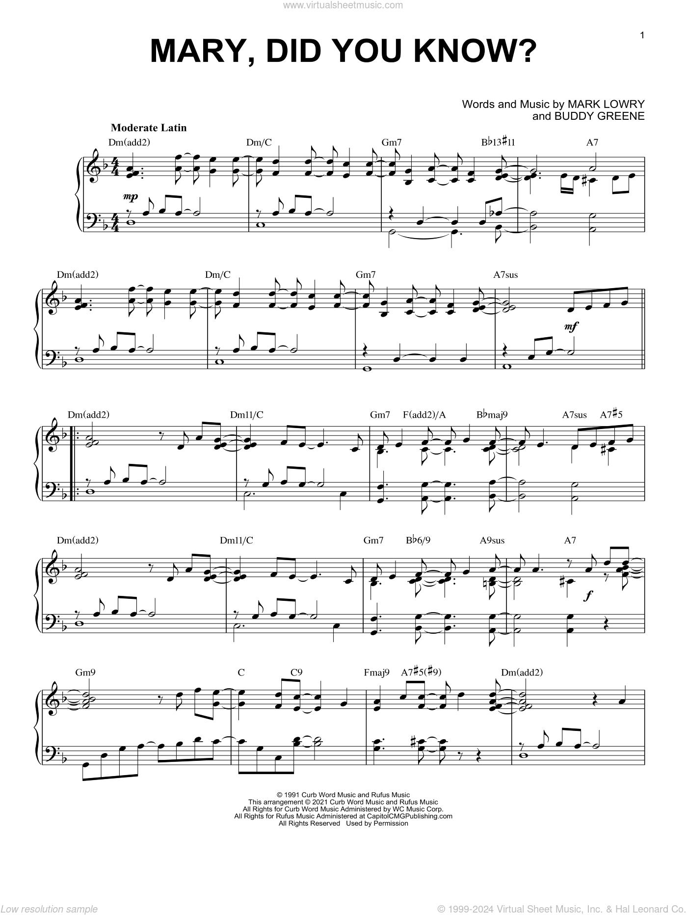 Mary Did You Know Jazz Version arr Brent Edstrom Sheet Music For Piano Solo Mary Did You Know Jazz Version arr Brent Edstrom Sheet Music For Piano Solo