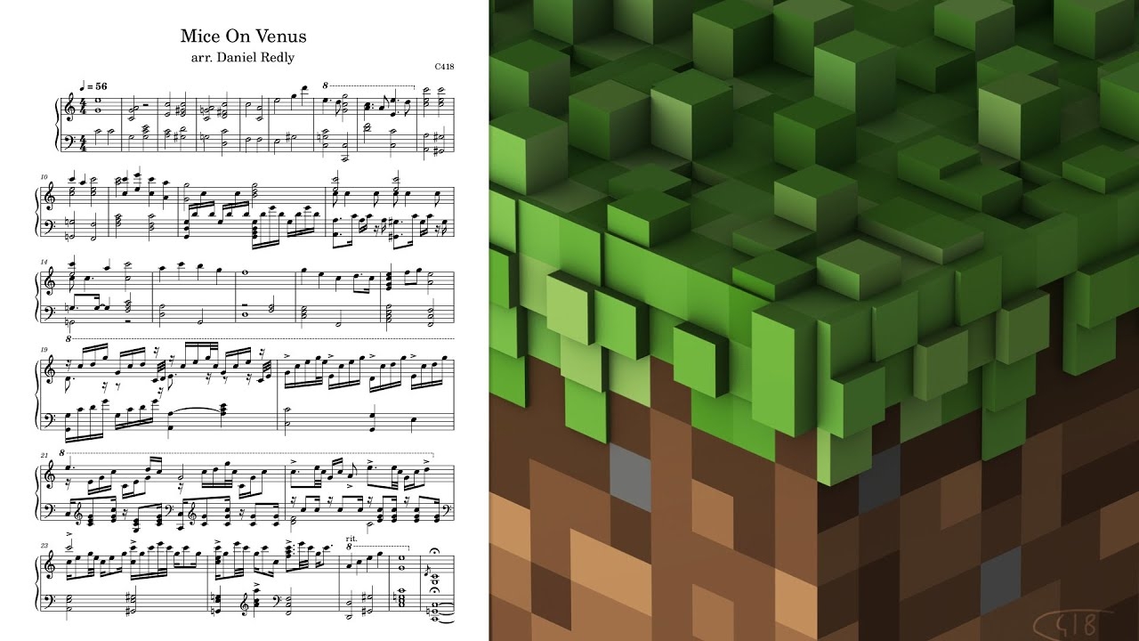 Mice On Venus C418 Piano Version With FREE Sheet Music YouTube Mice On Venus C418 Piano Version With FREE Sheet Music YouTube