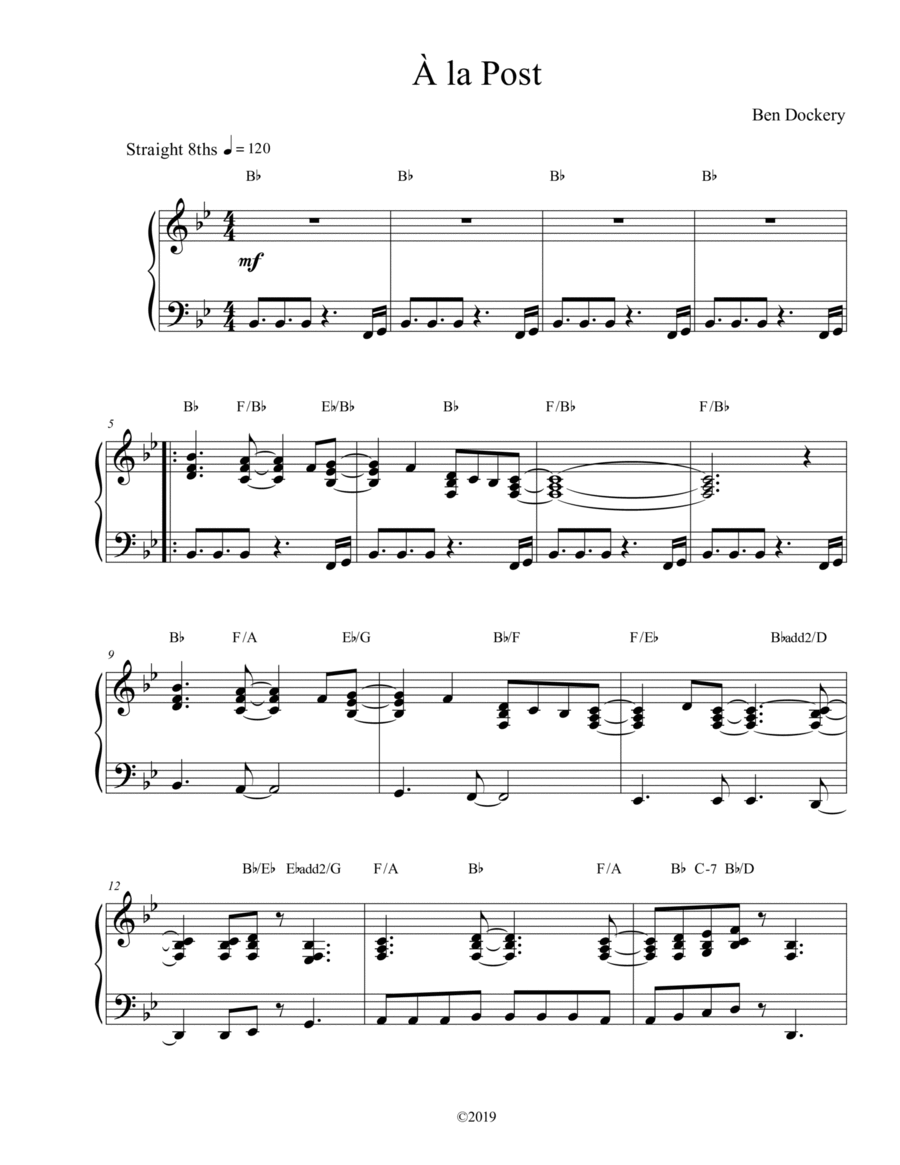 doogie howser theme for piano sheet music free