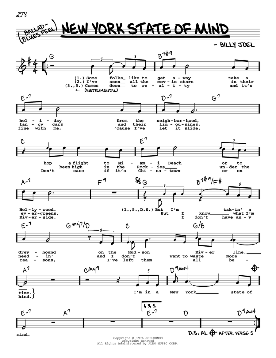 New York State Of Mind High Voice By Billy Joel Piano Piano Accompaniment High Voice Digital Sheet Music Sheet Music Plus New York State Of Mind High Voice By Billy Joel Piano Piano Accompaniment High Voice Digital Sheet Music Sheet Music Plus