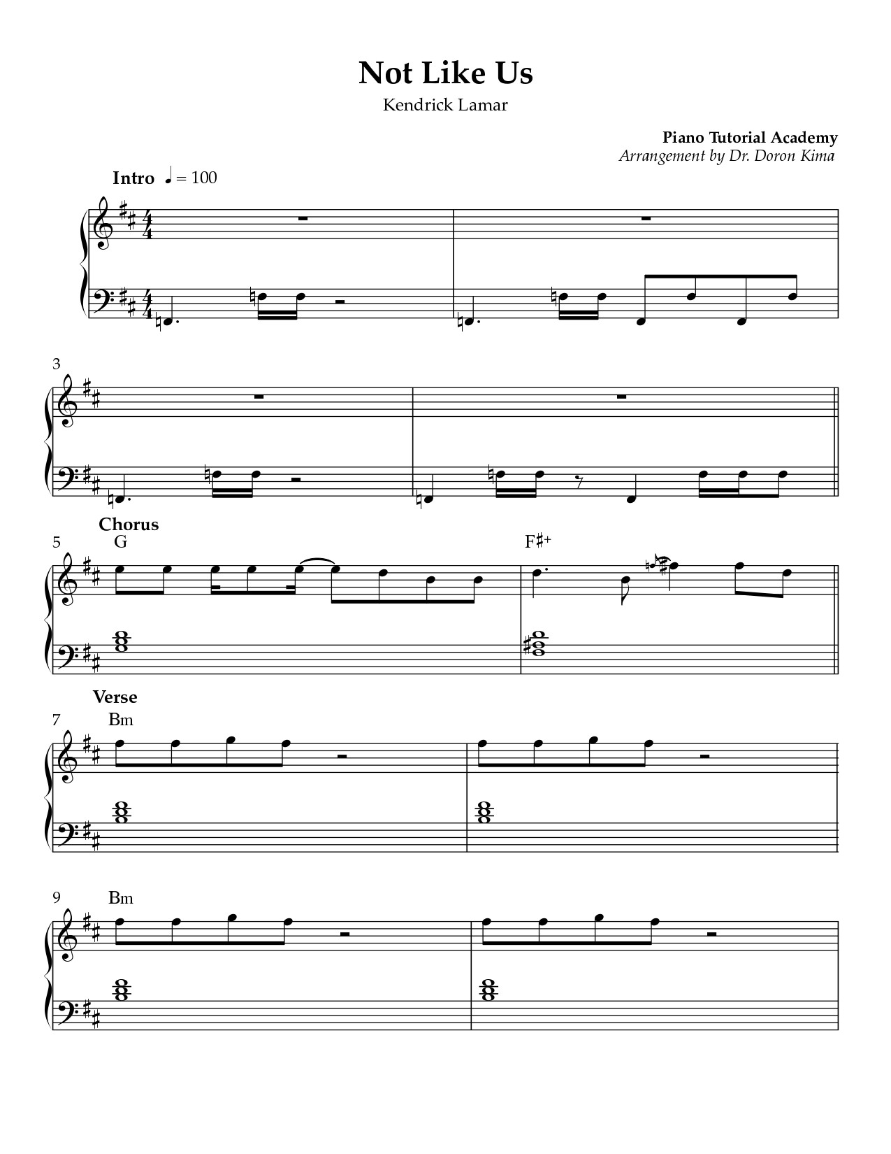 Not Like Us Doron Kima